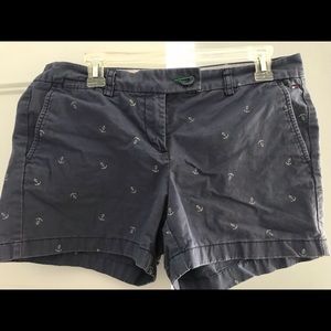Light navy anchor shorts size 10